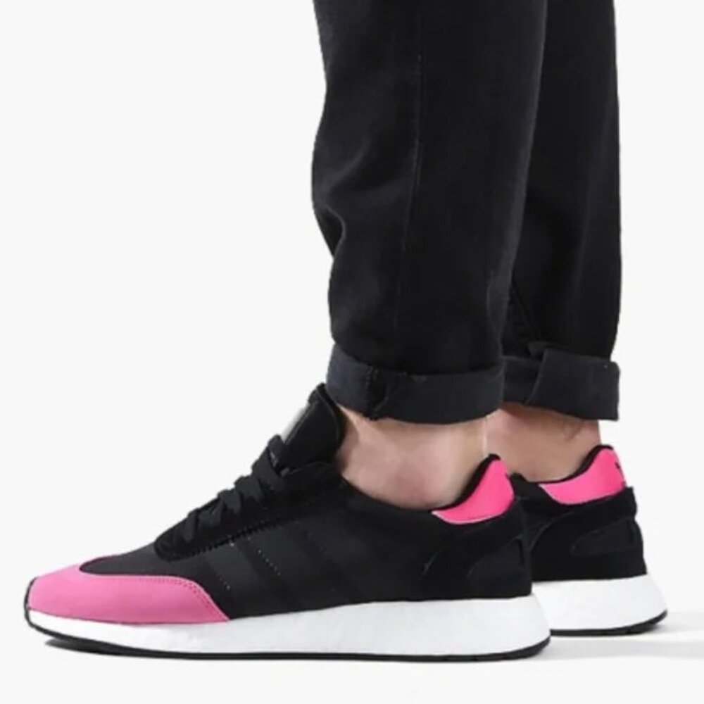 Adidas Black Pink Adidas Original I-5923 Iniki Shoe Sneaker, Women 9.5 / Men 8.5